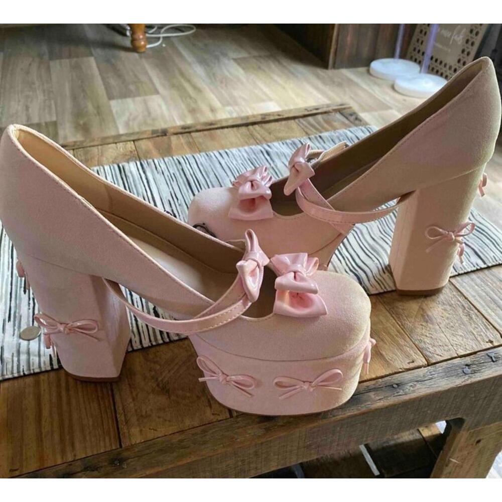 Mary Jane platform heels - Picture 4 of 5